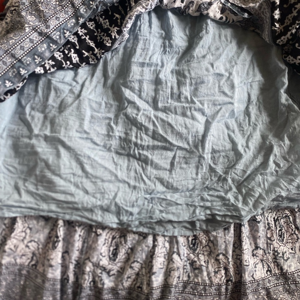 Black and Gray Women's Skirt - Picture 5 of 6
